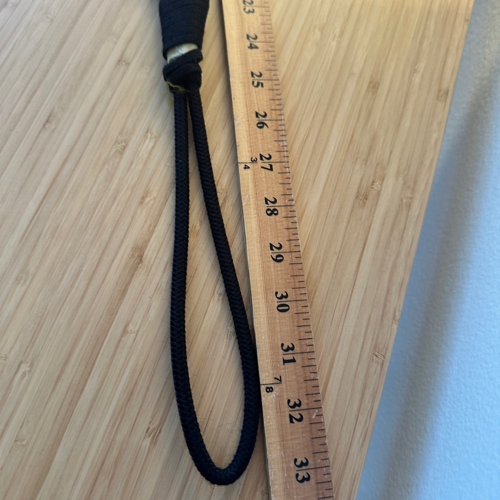 . Vintage 80’s belt. Black and gold - Picture 5 of 5